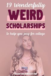 Scholarships for college