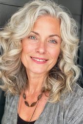 Curly Hairstyles for Women Over 60