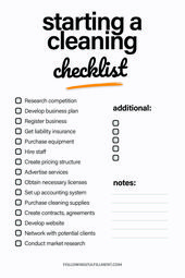 Business, Investing & professional free checklists