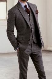 Grey Suits For Wedding Outfit or Business Outfit