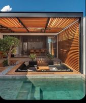 Pool/yard/roof/glasshouses/exterior/main doors