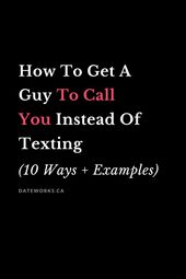 How To Text Guys