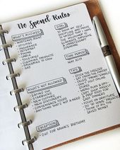 Bullet journal ideas pages