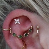 Ear piercing placement ideas