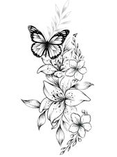 Tattoos for women flowers