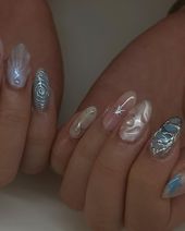 Blue nails 🩵
