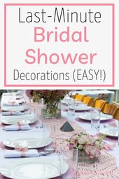 Bridal Shower Decor
