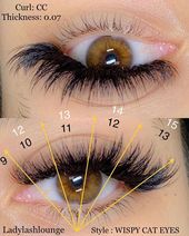 Lash extensions styles