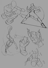 Action/Dynamic poses