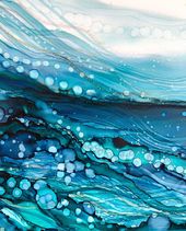 Ocean landscape painting