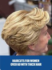Haircuts for Women Over 60 with Thick Hair