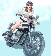 MotorCycle ilustration オートバイアート