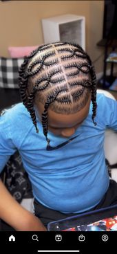 Boys hair braids