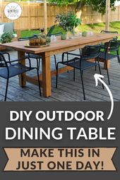 Diy patio table
