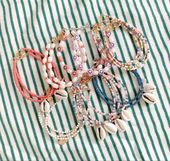 Aesthetic beach bracelets