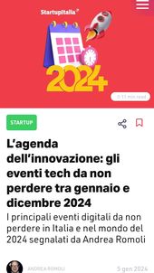 Agenda StartupItalia
