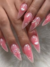 Pretty acrylic nails