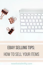 eBay Selling Tips