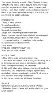 Recipes - Soup
