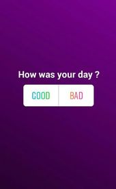 Instagram story questions