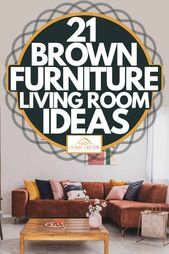 Lounges with brown sofas