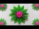 Paper flowers craft
