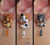 Animal earrings