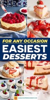 Cheese Cake and Dessert Recipes