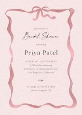 Bridal Shower Invitation Templates
