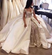 Brides shopping for Designer Wedding Dresses