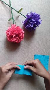 Handmade flowers fabric
