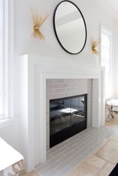 Tiled fireplaces