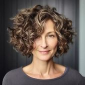 Short curly hairstyles for women