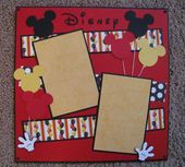 Disney scrapbooking pages