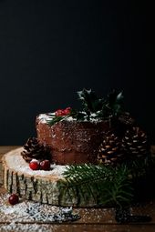 chocolate xmas cake