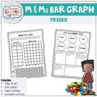 This is a FREE fun bar graph activity that covers gathering data, completing a tally chart, filling in a bar graph, and answering rigorous problem solving based on the data in the bar graph.  The best part is, the kids get to eat m&m's when they have completed their graphing!