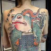 🔥#Asianinkandart🔥 on Instagram: "Full back samurai toad & snake tattoo by artist 🔥 @jillbonny_horiyuki #asianinkandart . . . #tattooart #asianart #asianstyle #asiantattoo #orientalart #orientaltattoo #inked #inkedgirls #inkart #inklife #inkedmodel #irezumi #bodyart #tattooed #tattooedgirl #tattooedlady #tattooedmodel #tattoowork #tattoolover #girlwithtattoos #inkedlady #tattooidea #tattooreference #tattooconcept #femaletattoo #femalepower"