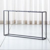 Mix Agate Metal Frame Console Table | Crate and Barrel