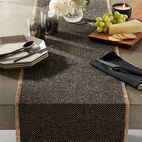Fray Cotton and Jute Table Runner + Reviews | CB2
