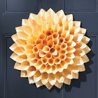 Wooden Cone Wreath
