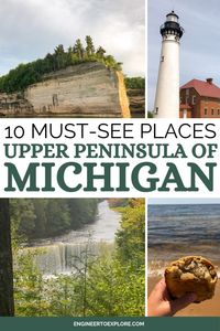 You can't miss these 10 places in the Michigan Upper Peninsula on your next road trip! Experience the magic of the UP by exploring national lakeshores, lighthouses, waterfalls, hikes, and so much more in the remote upper peninsula. This post details all you need to know, the best attractions, and a sample road trip itinerary!