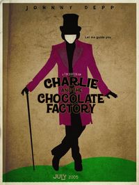 Charlie and the Chocolate Factory (2005) Minimalist Movie Poster