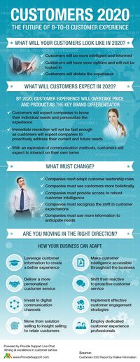 Customers 2020: The Future of B-to-B Customer Experience (Infographic) | Provide Support