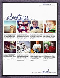 Hybrid scrapbook page with Instagram pics and template  89 by Cathy Zielske
