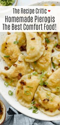 Pierogis are delightful dumplings stuffed with potatoes and cheese. These are a traditional Polish dumpling that puts a whole new meaning to comfort food!