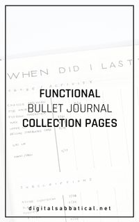 Bullet Journal Collection Ideas – digitalsabbatical.net