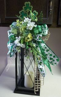 "BIT OF BLARNEY" - Decorative St. Patrick's Day Swag/Bow by DecorClassicFlorals, $34.95