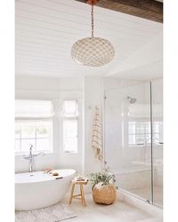 // minimalist earthy bathroom decor #bathroomdecor #minimalistbathroom