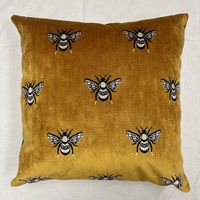 Bee Pillow yellow Bee Pillow yellow Black Bee Pillow - Etsy