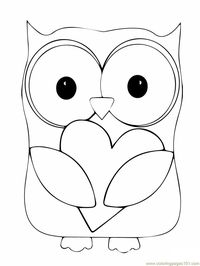 owl coloring page | Coloring Pages Owl (Birds > Owl) - free printable coloring page online